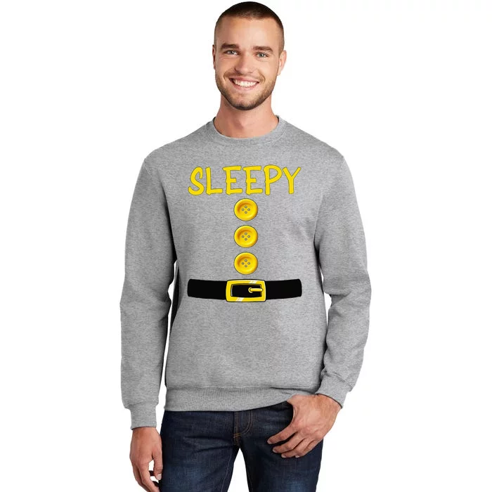 Sleepy Dwarf Halloween Costume Color Matching Sleepy Dwarf Tall Sweatshirt