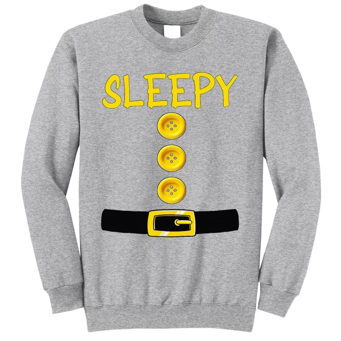 Sleepy Dwarf Halloween Costume Color Matching Sleepy Dwarf Tall Sweatshirt