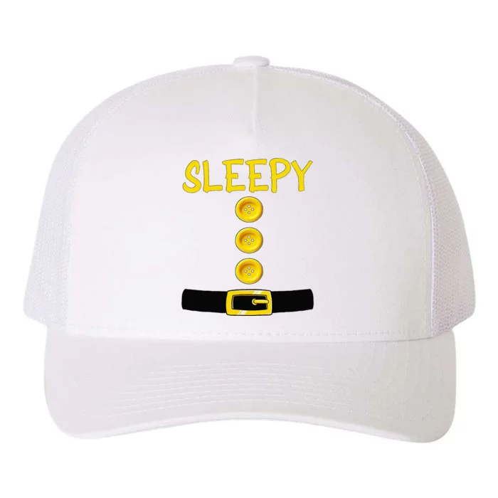 Sleepy Dwarf Halloween Costume Color Matching Sleepy Dwarf Yupoong Adult 5-Panel Trucker Hat