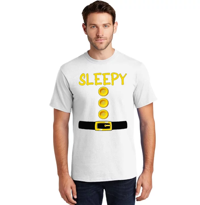 Sleepy Dwarf Halloween Costume Color Matching Sleepy Dwarf Tall T-Shirt