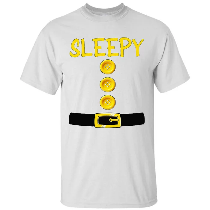 Sleepy Dwarf Halloween Costume Color Matching Sleepy Dwarf Tall T-Shirt