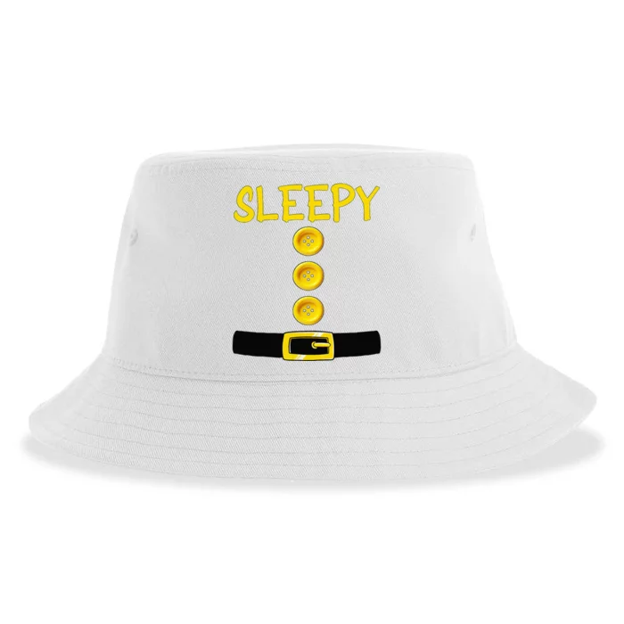 Sleepy Dwarf Halloween Costume Color Matching Sleepy Dwarf Sustainable Bucket Hat