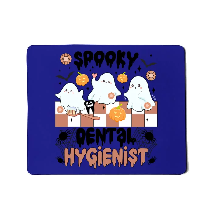 Spooky Dental Hygienist Halloween Dental Hygiene Groovy Gift Mousepad