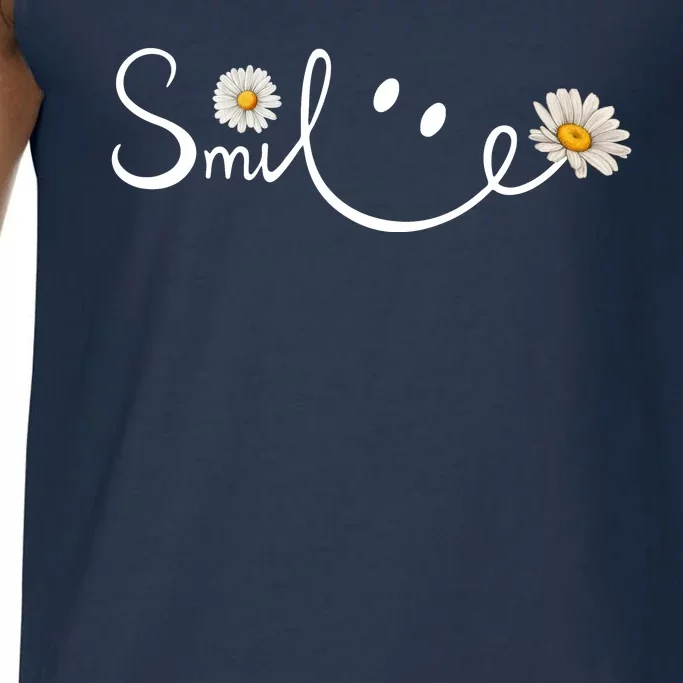 Smile Daisy Happy Face Comfort Colors® Tank Top