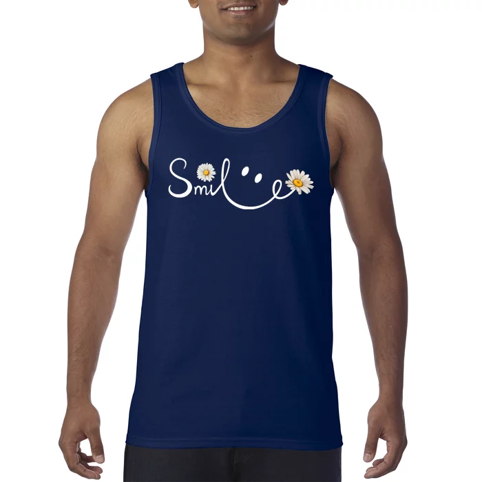 Smile Daisy Happy Face Tank Top