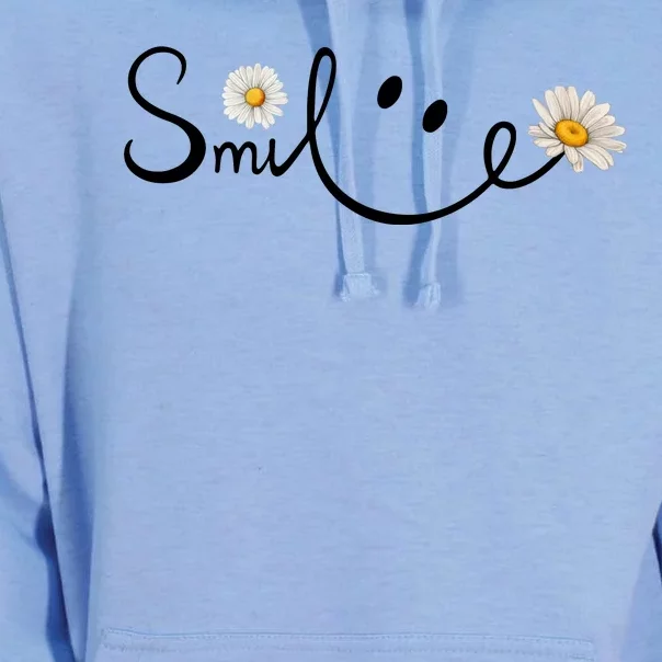 Smile Daisy Happy Face Unisex Surf Hoodie