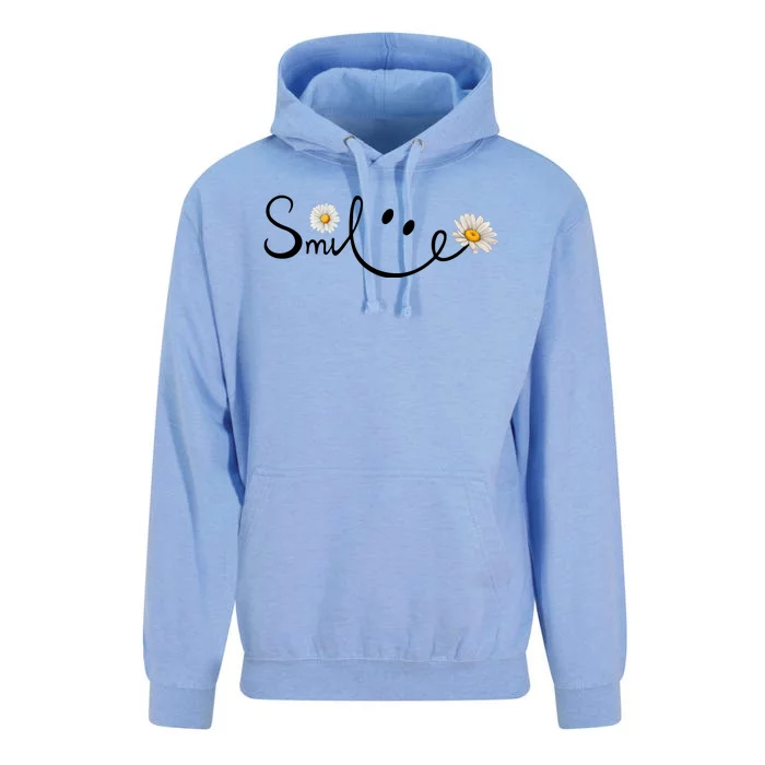 Smile Daisy Happy Face Unisex Surf Hoodie