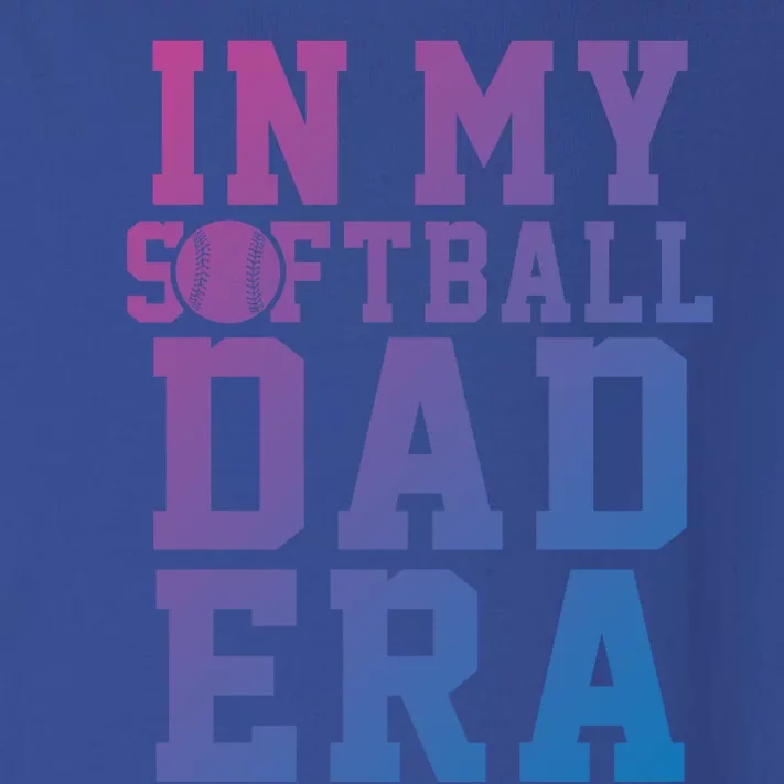 Softball Daddy Humor Design Funny Softball Dad Gift Toddler Long Sleeve Shirt