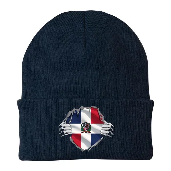 Super Dominican Heritage Proud Dominican Roots Flag Meaningful Gift Knit Cap Winter Beanie