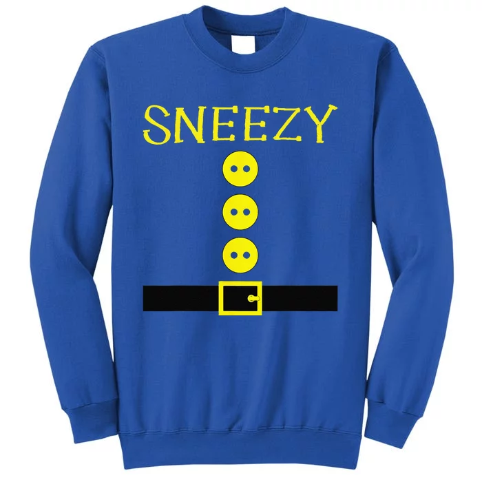 Sneezy Dwarf Halloween Matching Family Costume Color Dwarf Sweatshirt