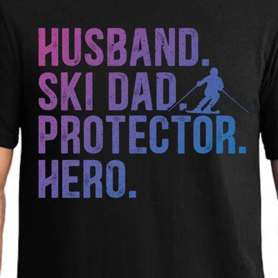 Ski Dad Husband Hero Gift Pajama Set