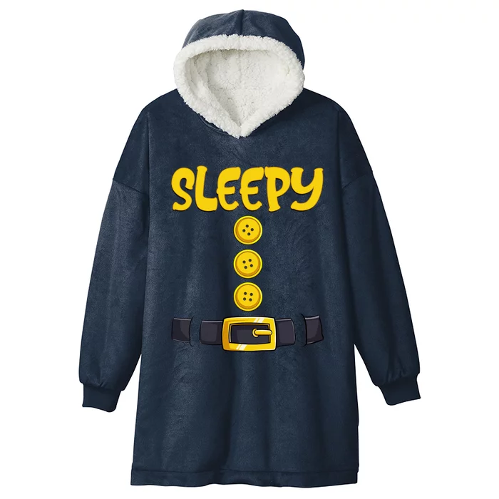 Sleepy Dwarf Halloween Costume Funny Gift Idea Sleepy Dwarf Gift Hooded Wearable Blanket