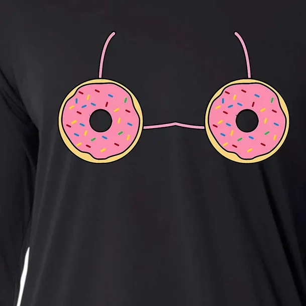 Sprinkle Donut Halloween Costume Fun and Easy Food DressUp Cooling Performance Long Sleeve Crew