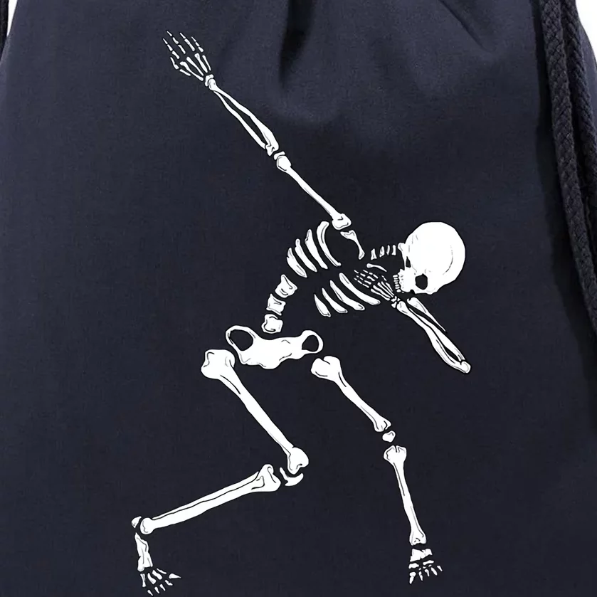 Skeleton Dab Halloween Dabbing Skeleton Cool Gift Drawstring Bag