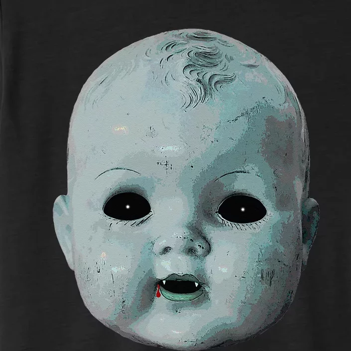 Scary Doll Head Creepy Halloween Vampire Baby Costume ChromaSoft Performance T-Shirt