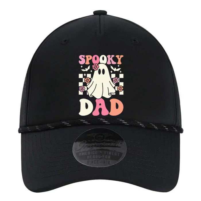 Spooky Dad Halloween Ghost Costume Retro Groovy Performance The Dyno Cap