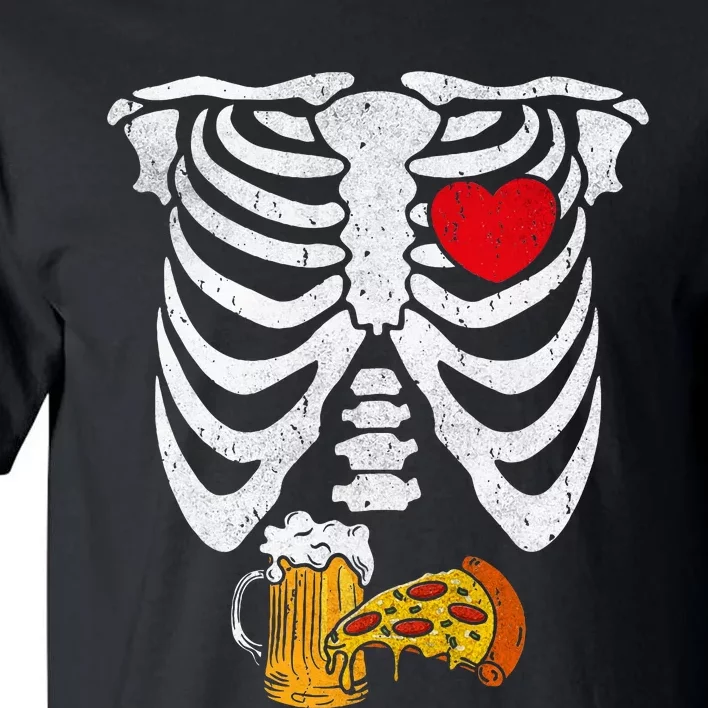 Skeleton Dad Halloween Pregnancy Couples Costumes Tall T-Shirt