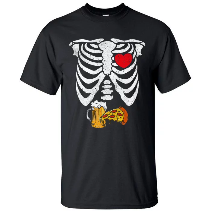 Skeleton Dad Halloween Pregnancy Couples Costumes Tall T-Shirt