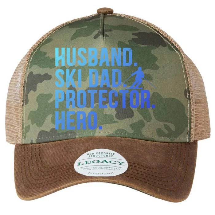 Ski Dad Husband Hero Gift Legacy Tie Dye Trucker Hat