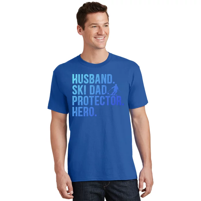 Ski Dad Husband Hero Gift T-Shirt