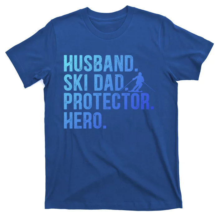 Ski Dad Husband Hero Gift T-Shirt