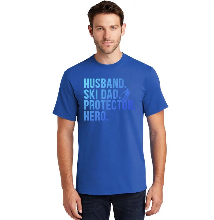 Ski Dad Husband Hero Gift Tall T-Shirt