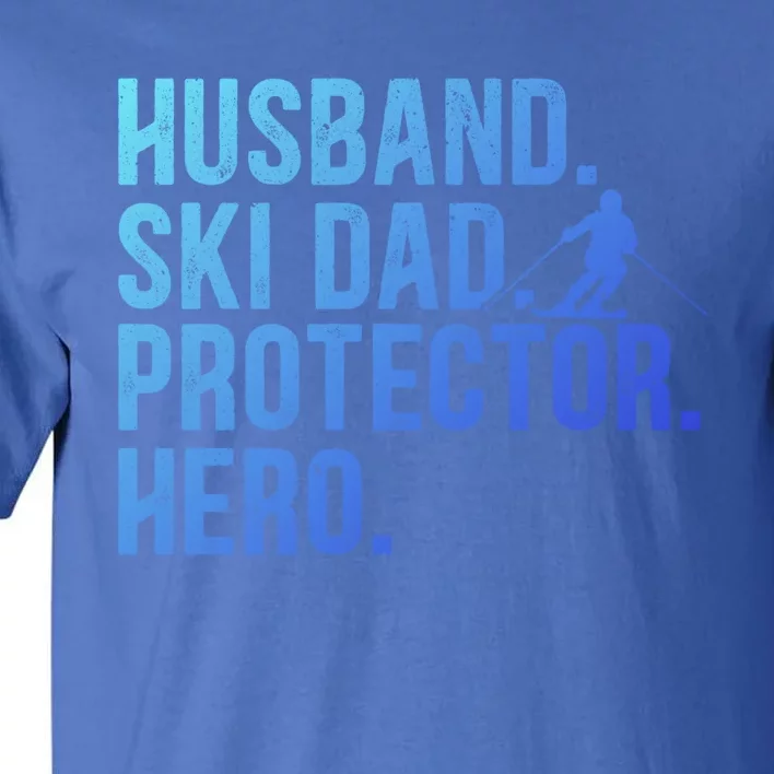 Ski Dad Husband Hero Gift Tall T-Shirt