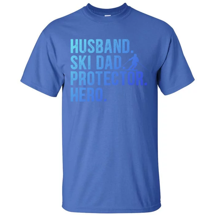 Ski Dad Husband Hero Gift Tall T-Shirt