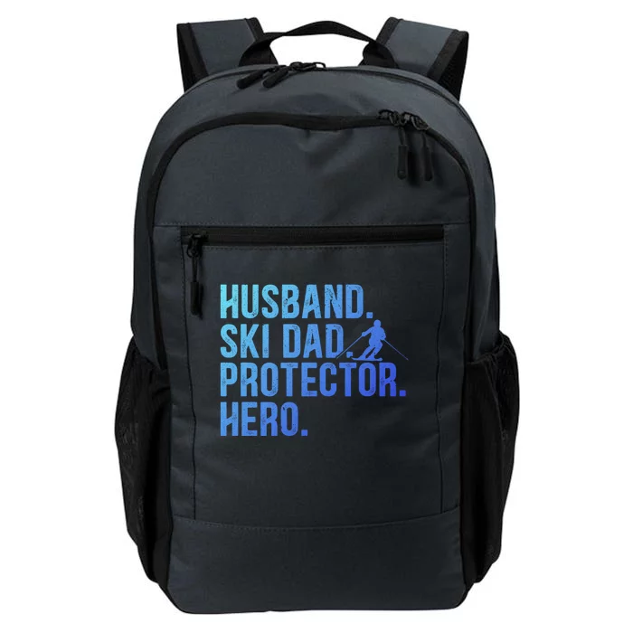 Ski Dad Husband Hero Gift Daily Commute Backpack