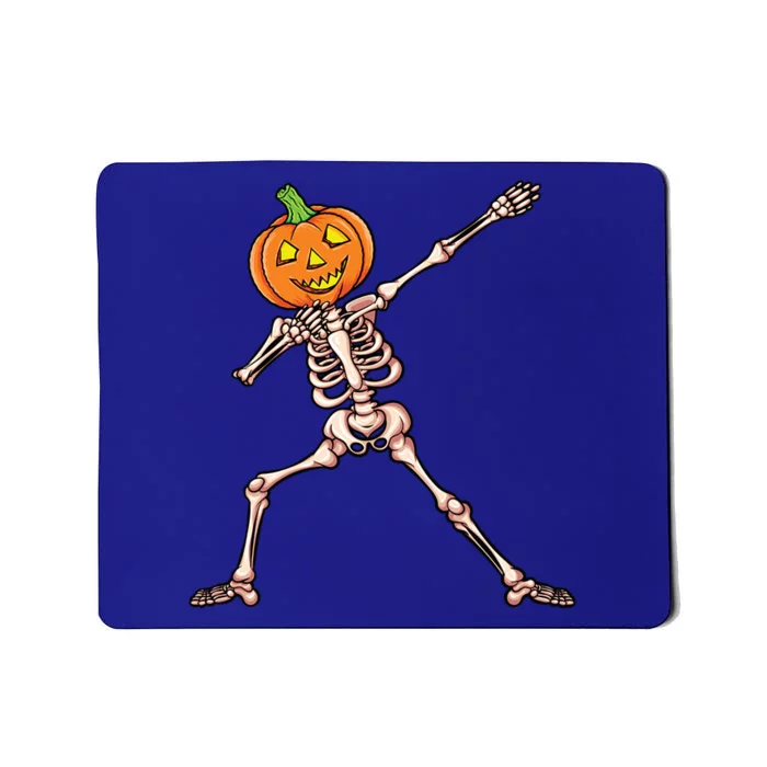 Skeleton Dab Halloween Dabbing Pumpkin Gift Mousepad