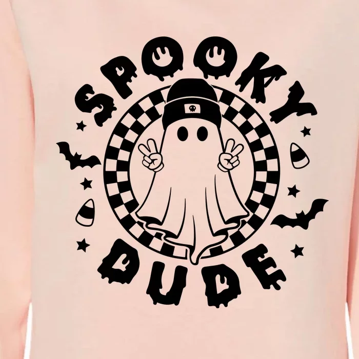 Spooky Dude Halloween Cool Ghost Ghoul Womens California Wash Sweatshirt