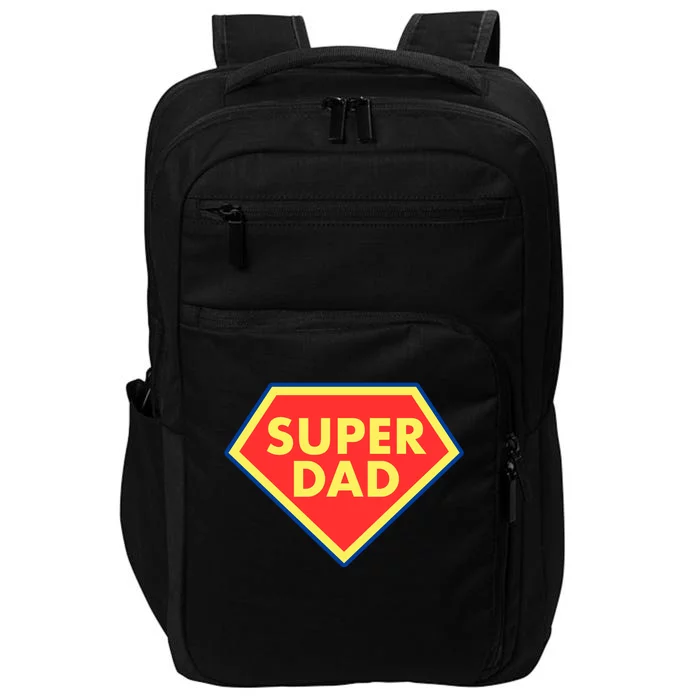 Super Dad Hero Gift Impact Tech Backpack