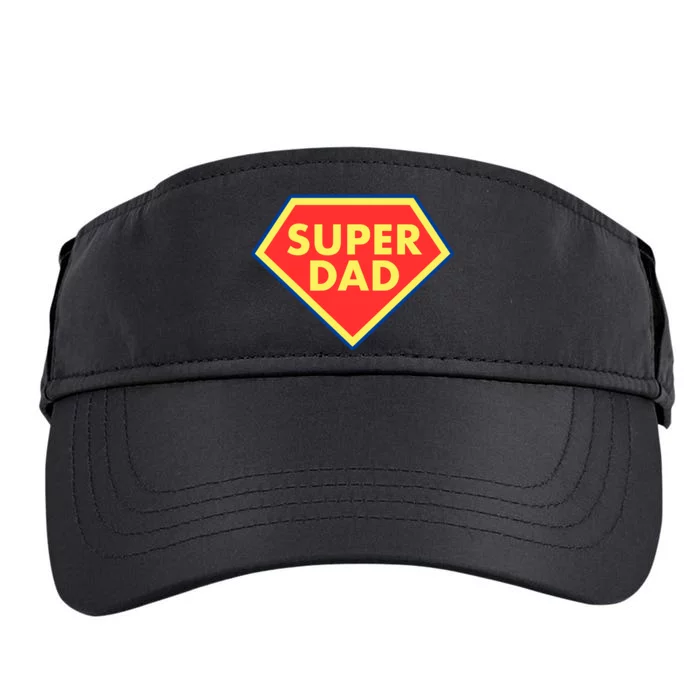 Super Dad Hero Gift Adult Drive Performance Visor