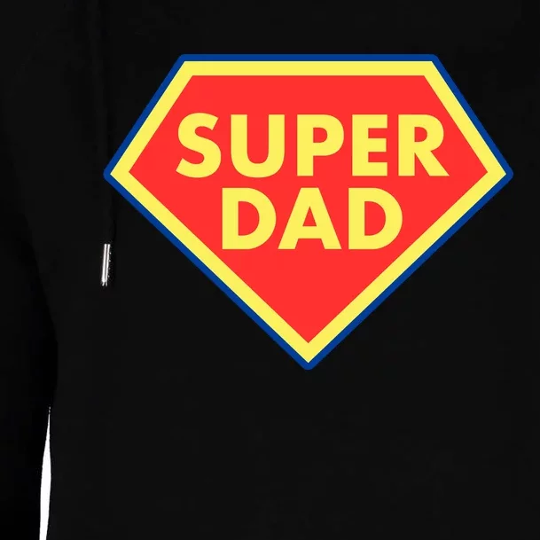 Super Dad Hero Gift Womens Funnel Neck Pullover Hood