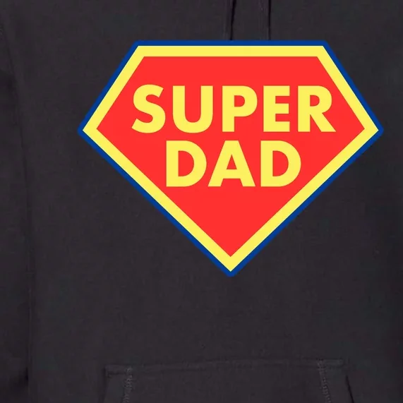 Super Dad Hero Gift Premium Hoodie