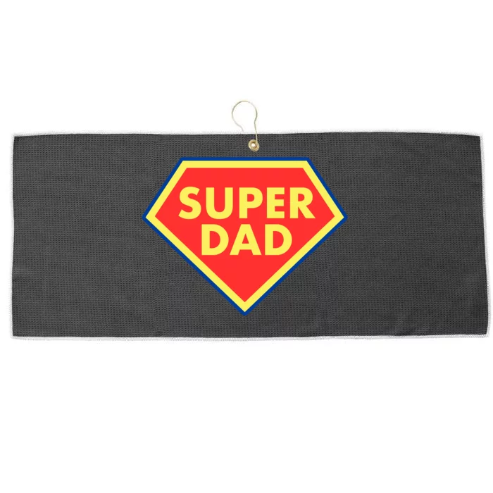 Super Dad Hero Gift Large Microfiber Waffle Golf Towel