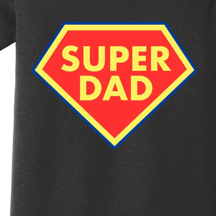 Super Dad Hero Gift Baby Bodysuit