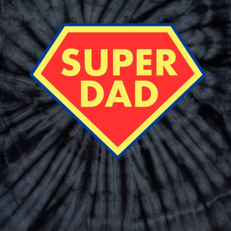 Super Dad Hero Gift Tie-Dye T-Shirt