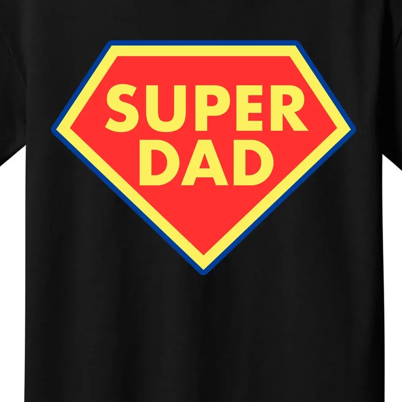 Super Dad Hero Gift Kids T-Shirt