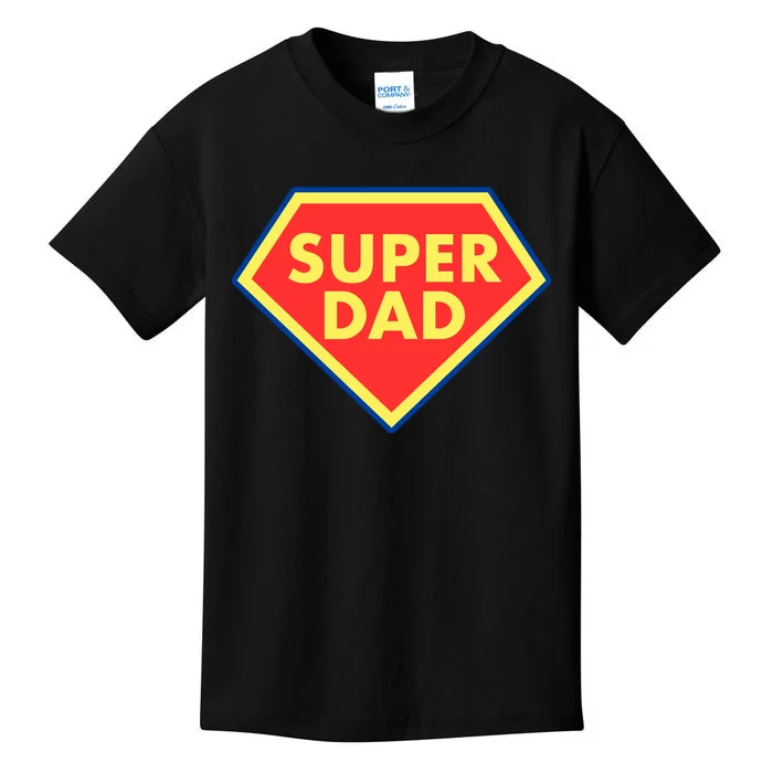 Super Dad Hero Gift Kids T-Shirt