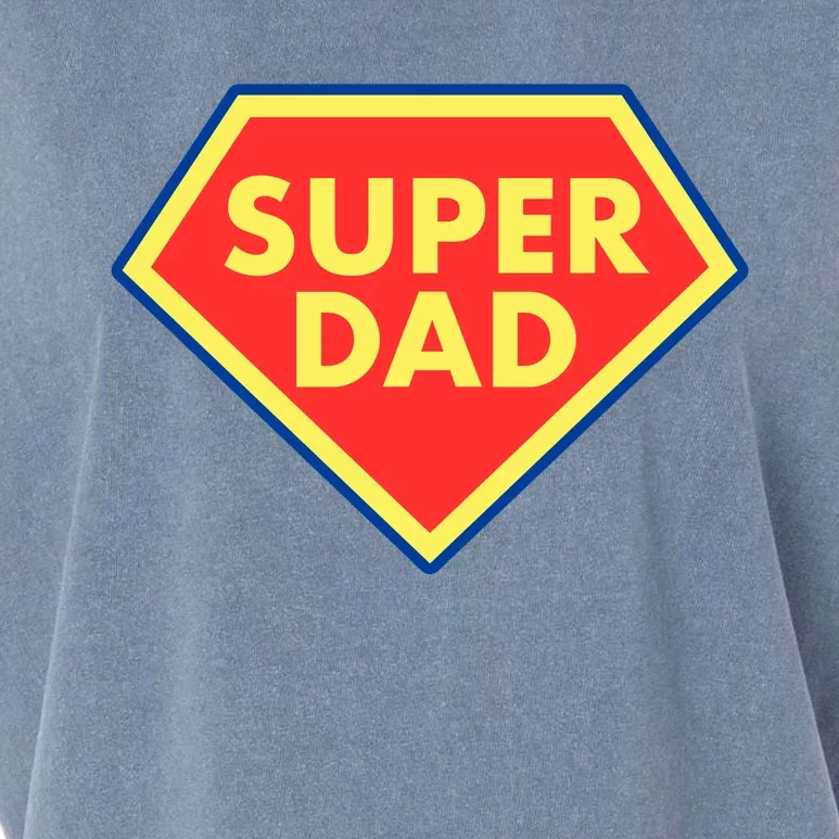 Super Dad Hero Gift Garment-Dyed Women's Muscle Tee