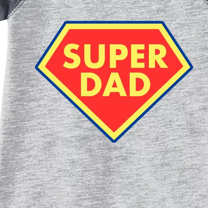 Super Dad Hero Gift Infant Baby Jersey Bodysuit