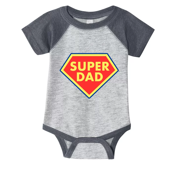 Super Dad Hero Gift Infant Baby Jersey Bodysuit