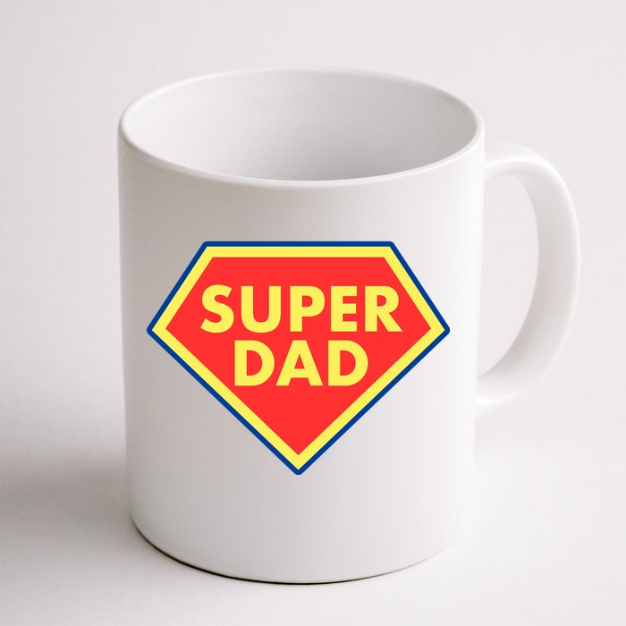 Super Dad Hero Gift Front & Back Coffee Mug