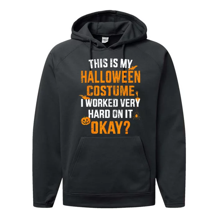 Spooky DIY Halloween Outfit: My Effort Shines Performance Fleece Hoodie