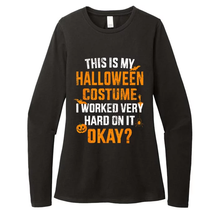 Spooky DIY Halloween Outfit: My Effort Shines Womens CVC Long Sleeve Shirt