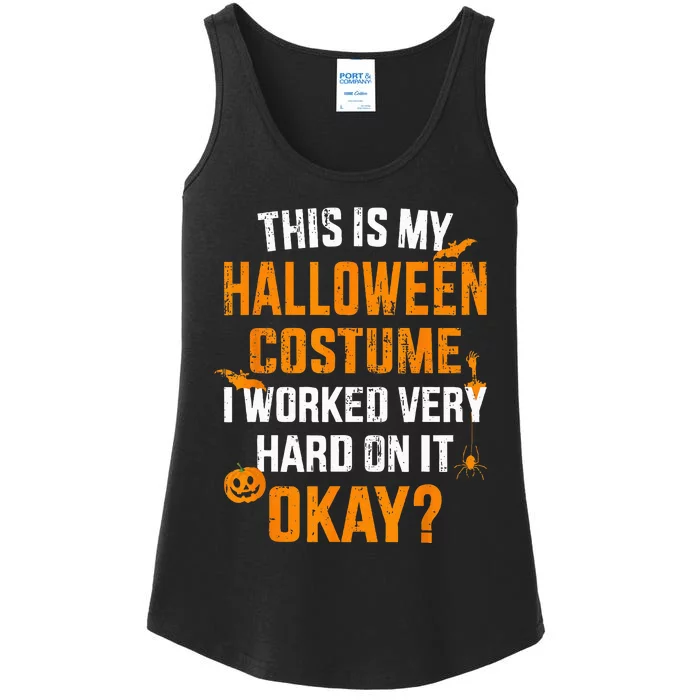 Spooky DIY Halloween Outfit: My Effort Shines Ladies Essential Tank