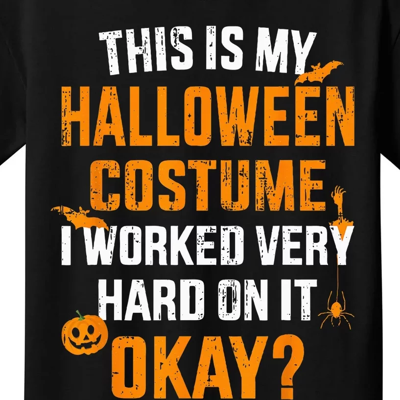 Spooky DIY Halloween Outfit: My Effort Shines Kids T-Shirt