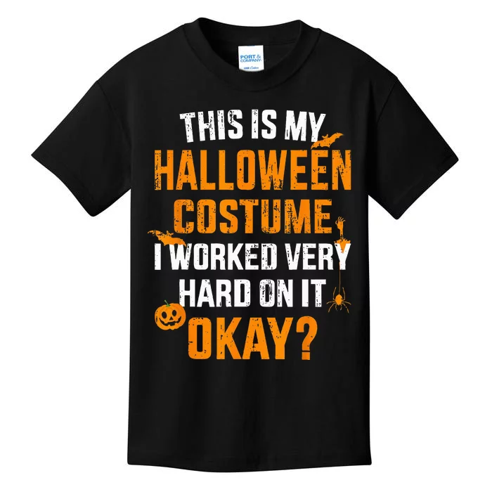 Spooky DIY Halloween Outfit: My Effort Shines Kids T-Shirt