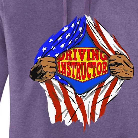 Super Driving Instructor Hero Job Women's Pullover Hoodie